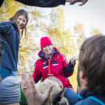 Samarbetsövning på Scoutforum 2015.