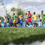 Fotbollsträning i Iringa, Tanzania.